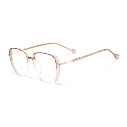 Gerda Eyeglasses in Brown & Clear