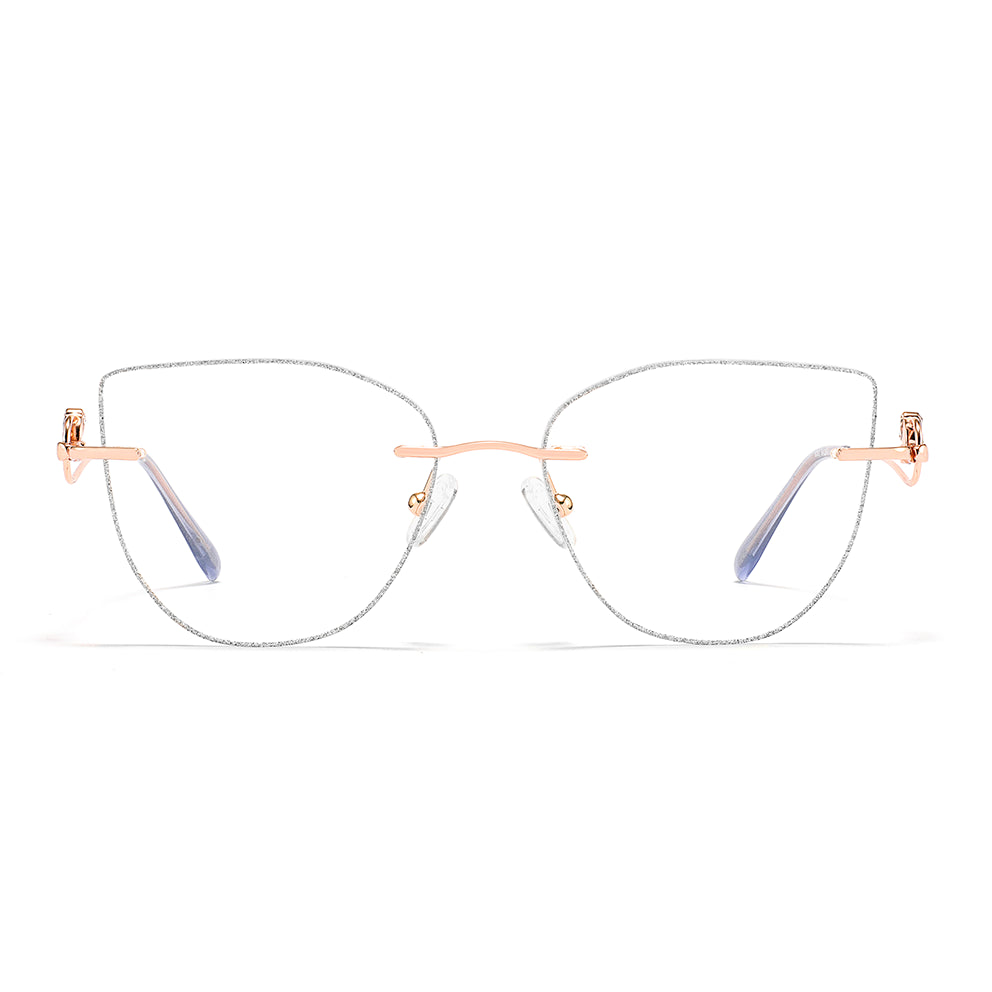 Pari Eyeglasses in Rose Gold & Silver