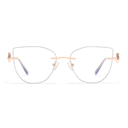 Pari Eyeglasses in Rose Gold & Silver