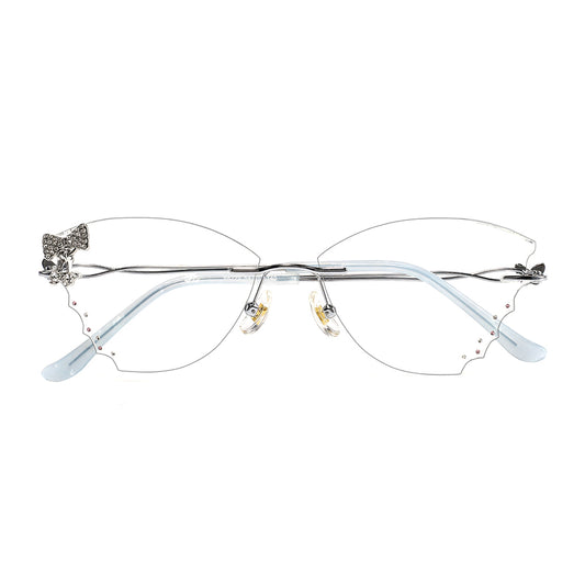 Vanny Eyeglasses in Silver