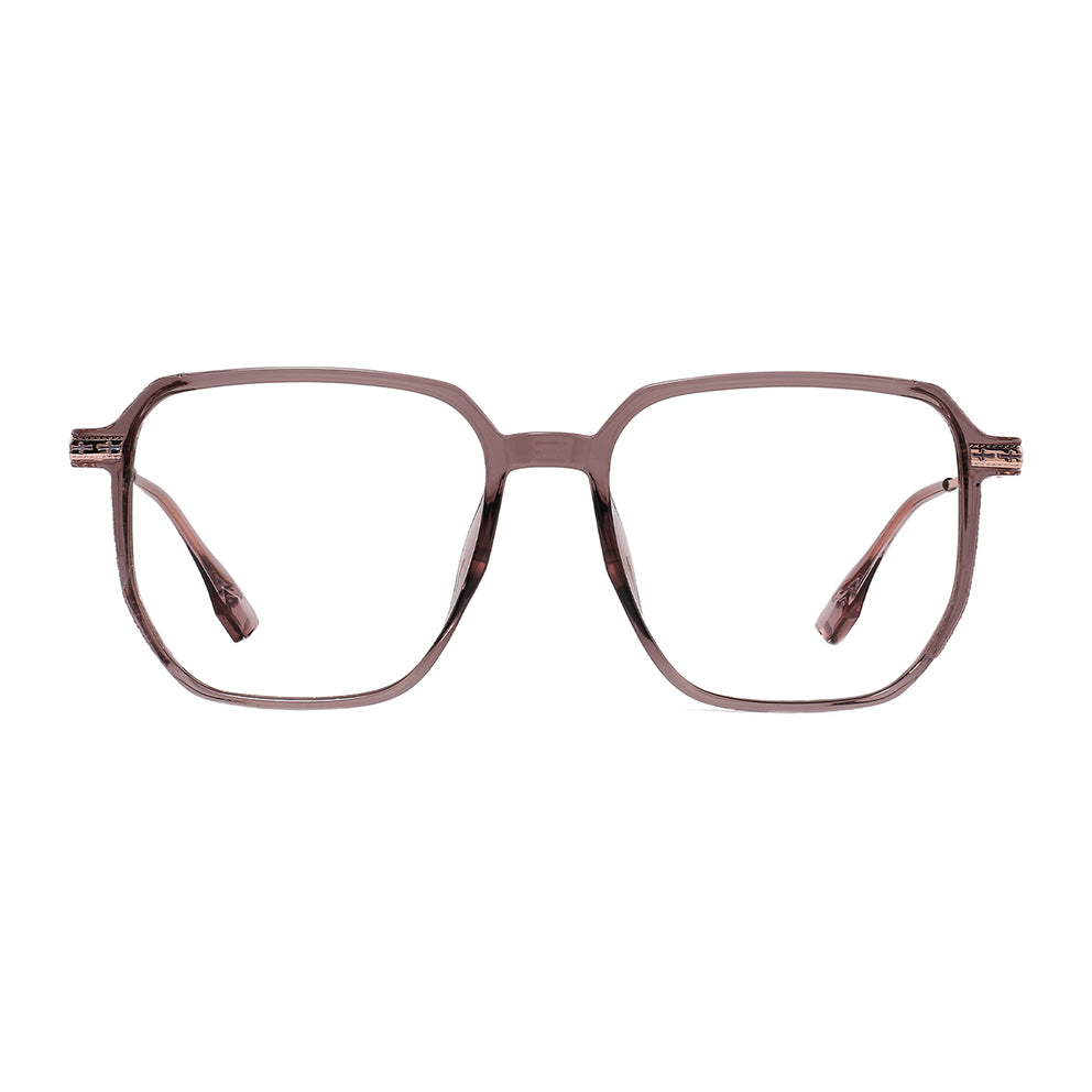 Romola Eyeglasses in Purple & Rose Gold