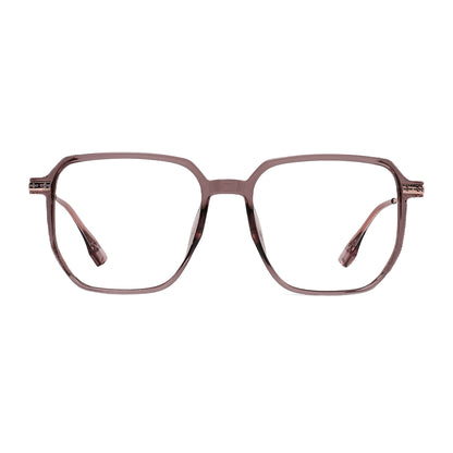 Romola Eyeglasses in Purple & Rose Gold