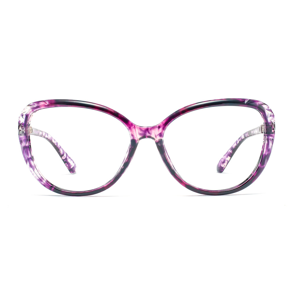 Kelley Eyeglasses in Purple Tortoise