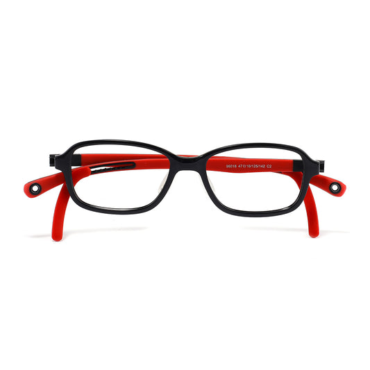 King Eyeglasses in Black & Red