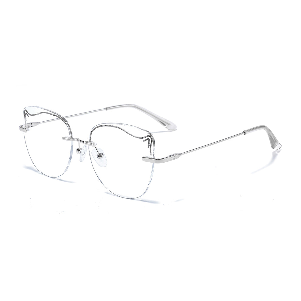 Bliss Eyeglasses in Silver