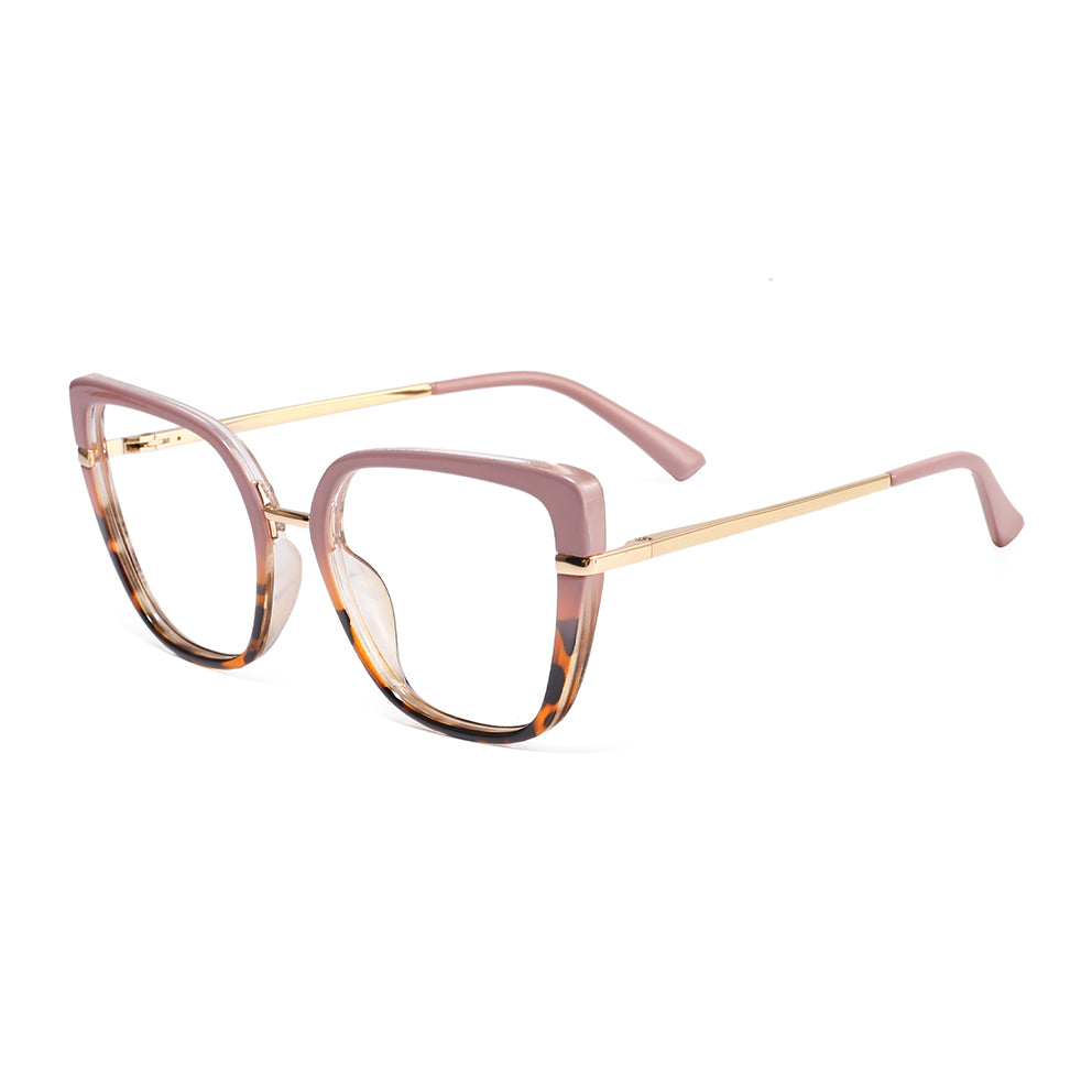 Samimi Eyeglasses in Carmine & Warm Tortoise