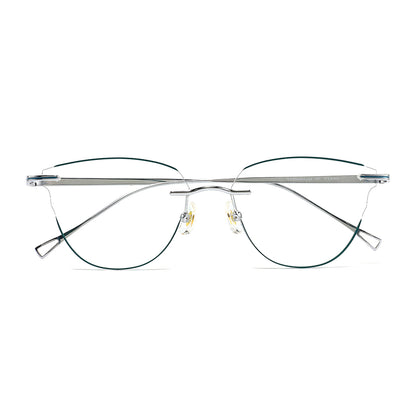 Alba Eyeglasses in Silver