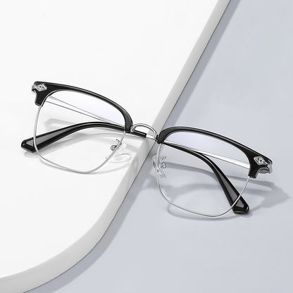 Emeka Eyeglasses in Black & Silver