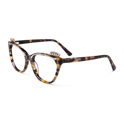 Joleen Eyeglasses in Warm Tortoise