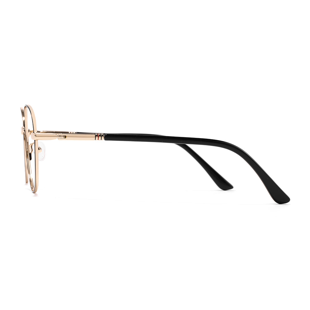 Muriel Eyeglasses in Black & Gold