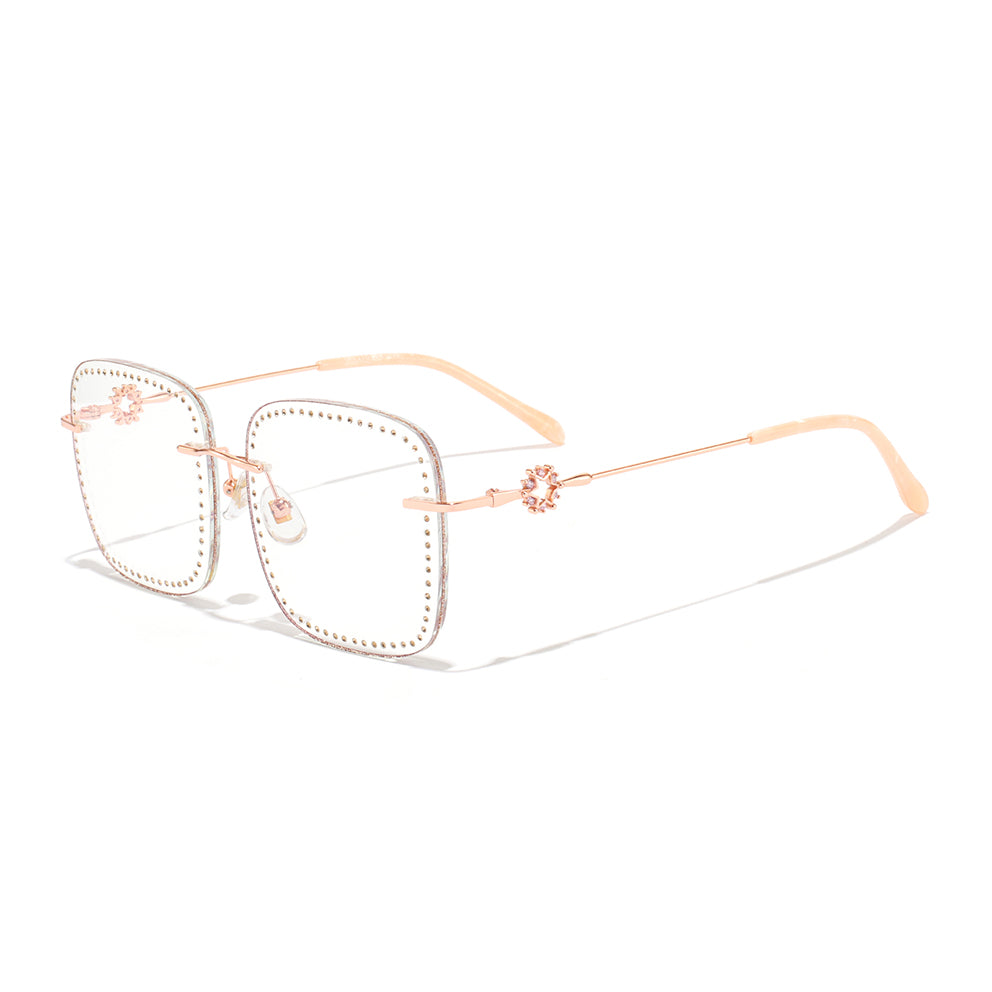 Super Star Eyeglasses in Rose Gold