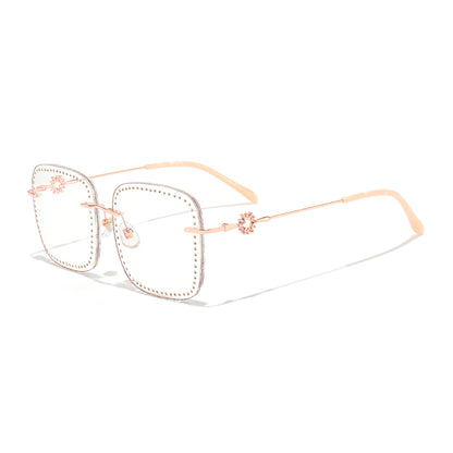 Super Star Eyeglasses in Rose Gold