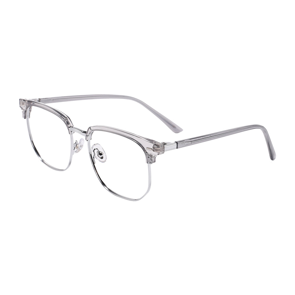 Aviva Eyeglasses in Grey & Silver