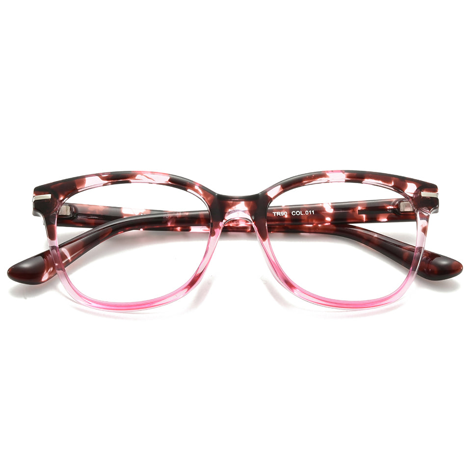 Rita Eyeglasses in Pink Tortoise