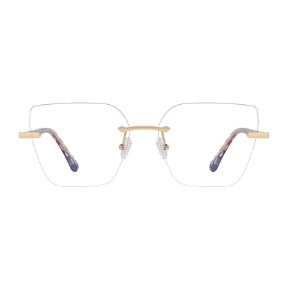 Jesse Eyeglasses in Gold & Petal Tortoise