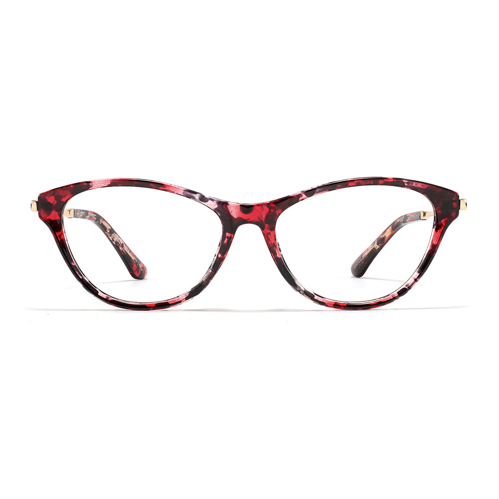 Yilia Eyeglasses in Red Tortoise