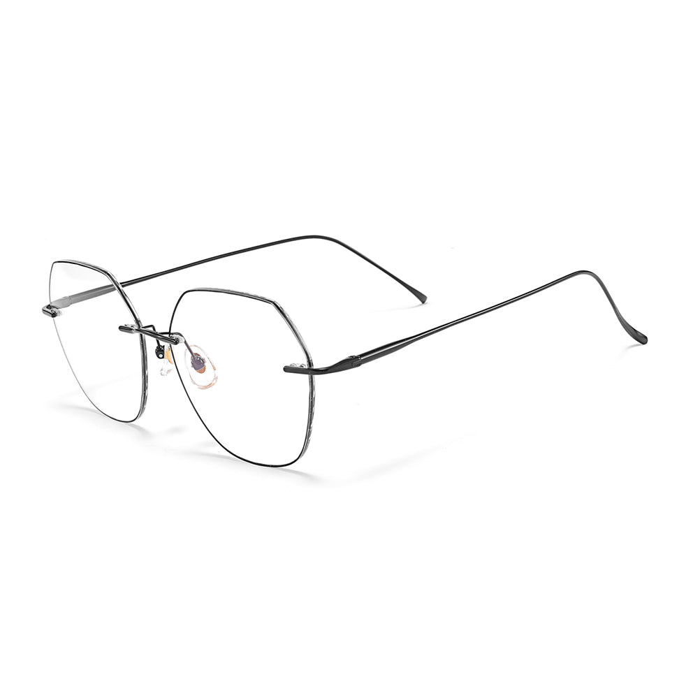 Cervine Eyeglasses in Black