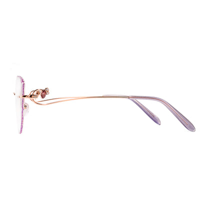 Maeve Eyeglasses in Rose Gold & Purple