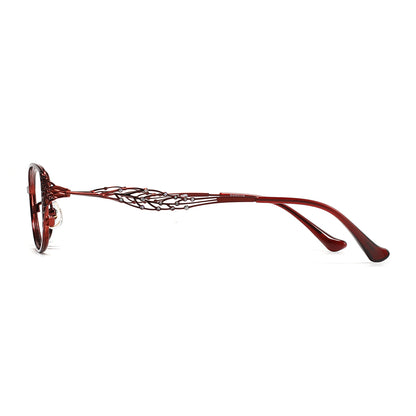 Leaf Eyeglasses in Red