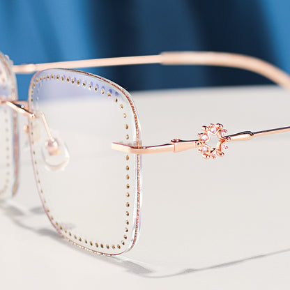 Super Star Eyeglasses in Rose Gold