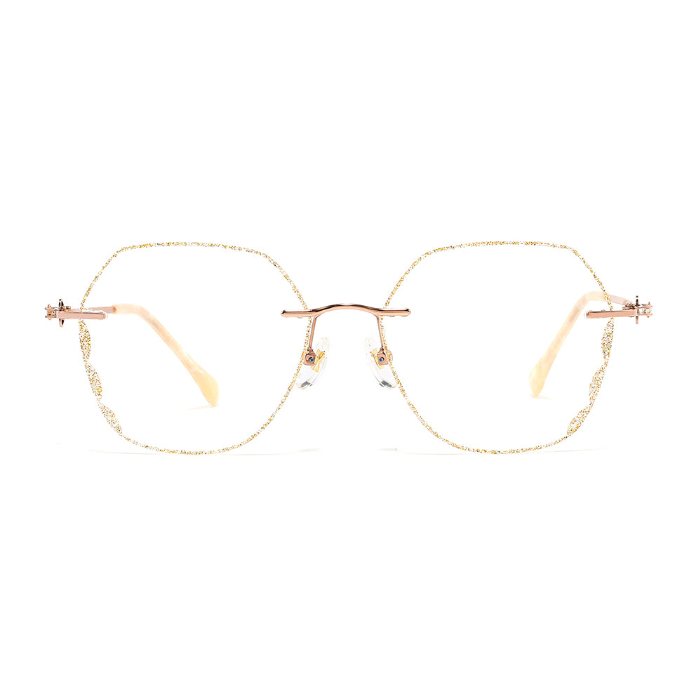 Liiam Eyeglasses in Rose Gold & Gold