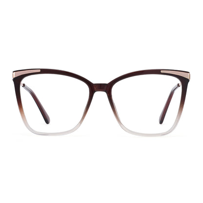 Sine Eyeglasses in Brown & Champagne