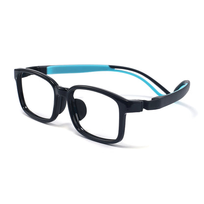 Nick Eyeglasses in Black & Blue