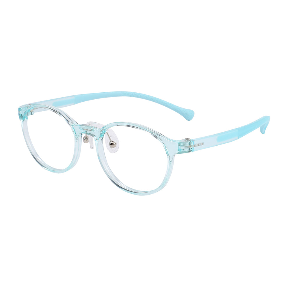 Dayan Eyeglasses in Clear Blue