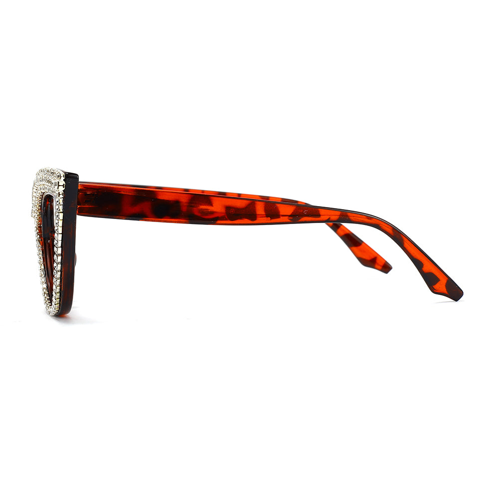 Sienna Eyeglasses in Red Tortoise