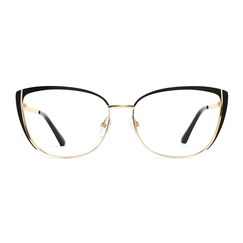 Talisha Eyeglasses in Black & Gold