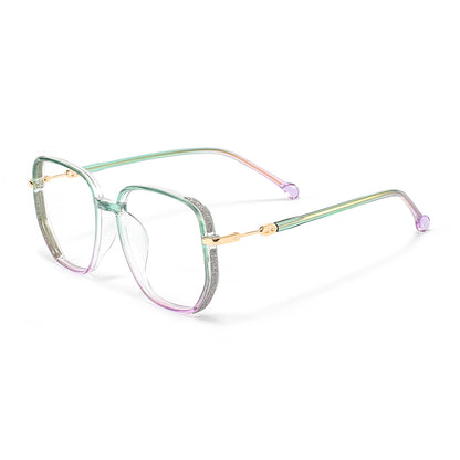 Gerda Eyeglasses in Green & Purple