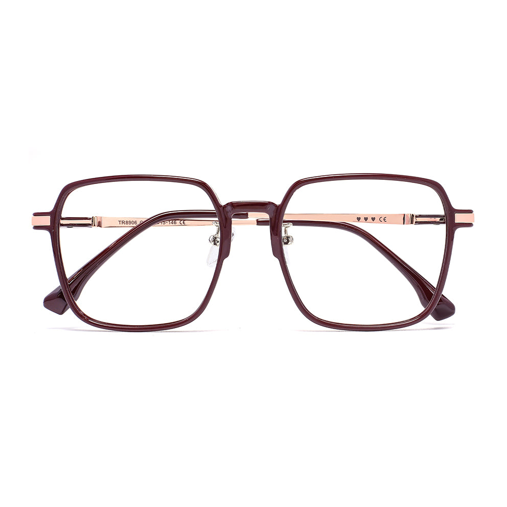 Sandy Eyeglasses in Burgundy