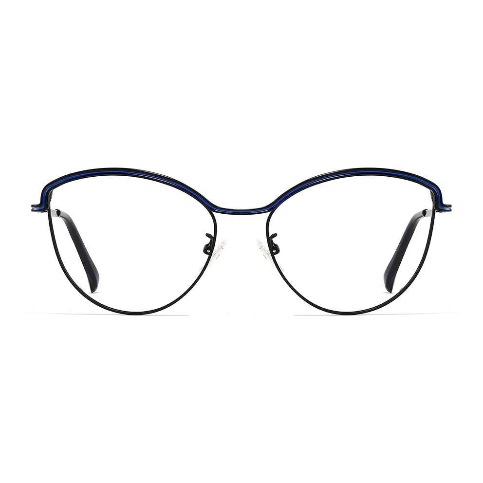 Wamsley Eyeglasses in Blue & Black