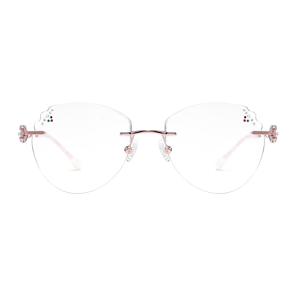 Julianne Eyeglasses in Rose Gold