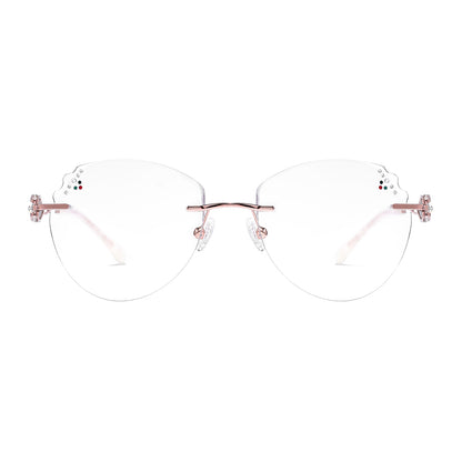 Julianne Eyeglasses in Rose Gold