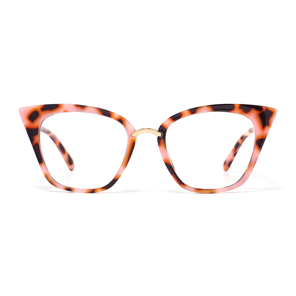 Fara Eyeglasses in Pink Tortoise