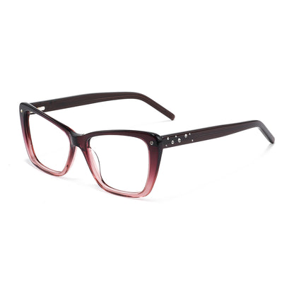 Belle Eyeglasses in Gradient Purple