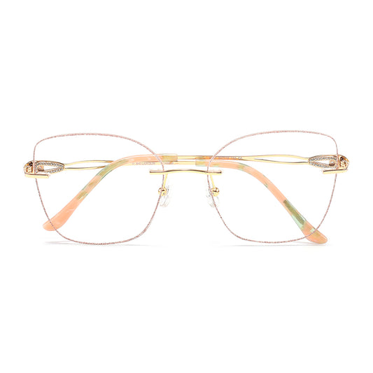 Whitney Eyeglasses in Rose Gold