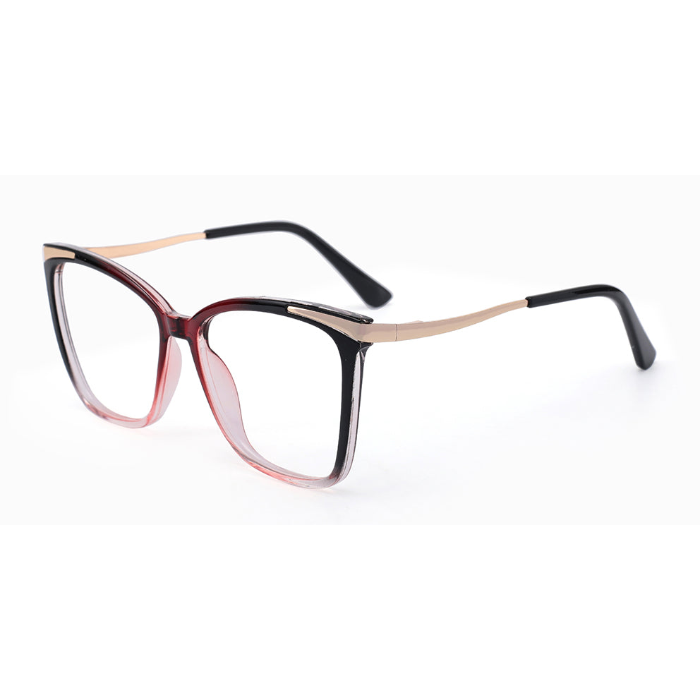 Sine Eyeglasses in Black & Red