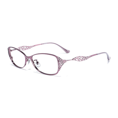 Leaf Eyeglasses in Purple