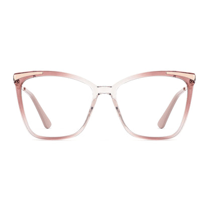 Sine Eyeglasses in Carmine & Champagne