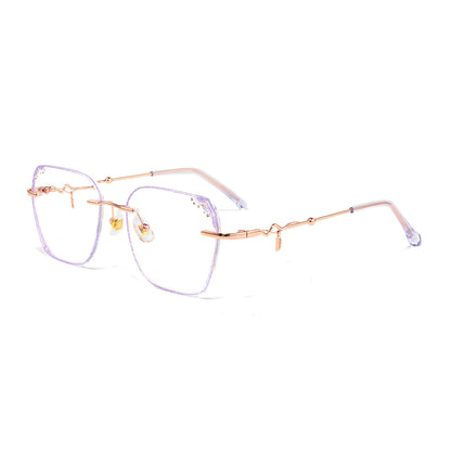 Lil Eyeglasses in Rose Gold & Purple