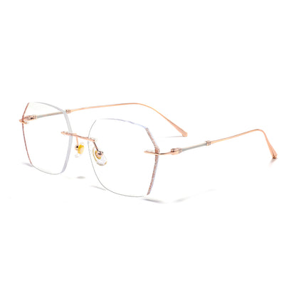 Juno Eyeglasses in Rose Gold