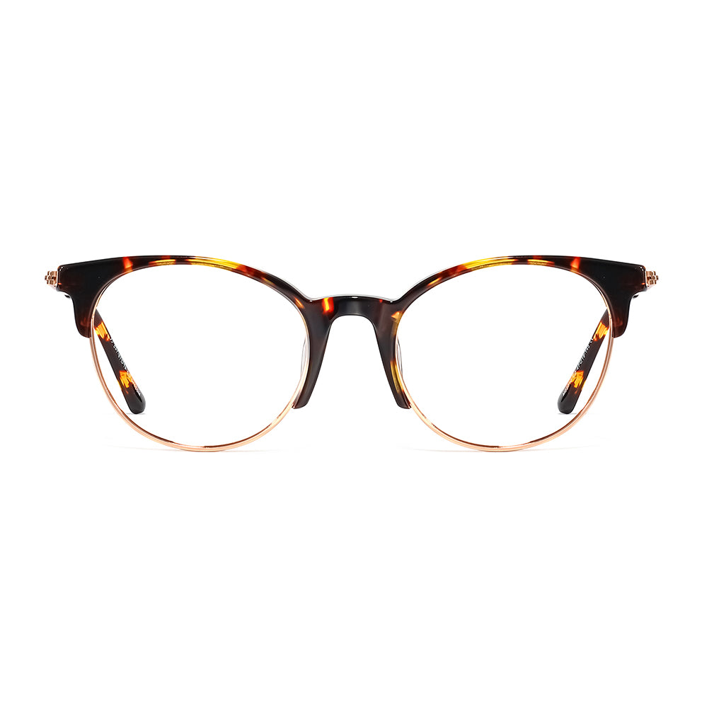 Caroline Eyeglasses in Warm Tortoise