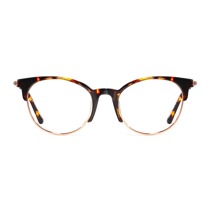 Caroline Eyeglasses in Warm Tortoise