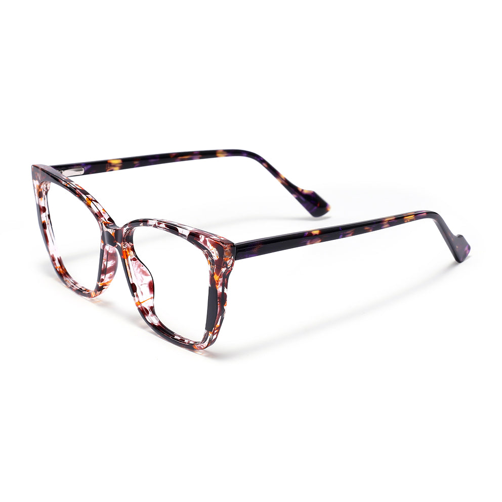 Edie Eyeglasses in Brown Floral