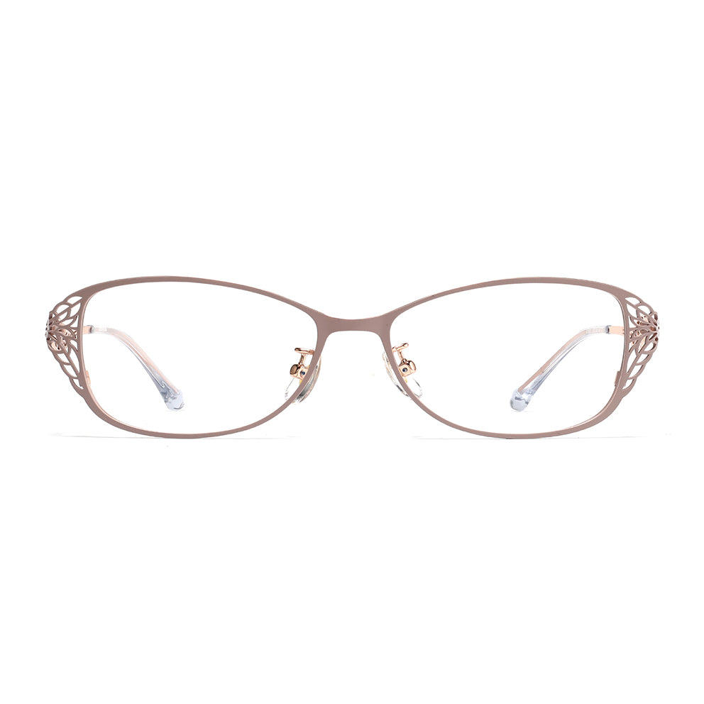 Leaf Eyeglasses in Pink