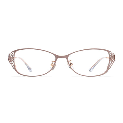 Leaf Eyeglasses in Pink