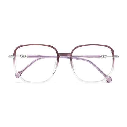 Gerda Eyeglasses in Purple & Clear