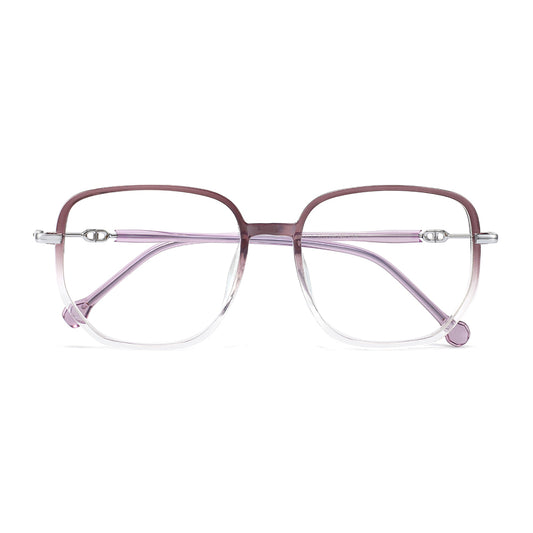 Gerda Eyeglasses in Purple & Clear